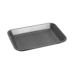 Disposable Foam Tray Black M-13 25 Pieces