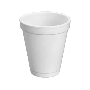 Disposable Foam Cup White 6oz 25 Pieces